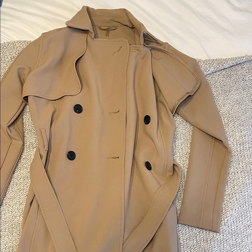 Abercrombie & Fitch Camel Trench Coat